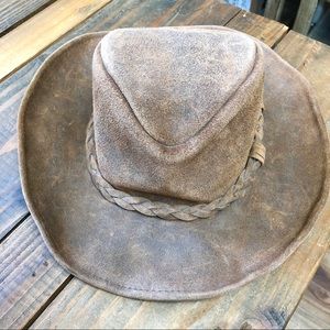 Leather Minnetonka Outback Hat